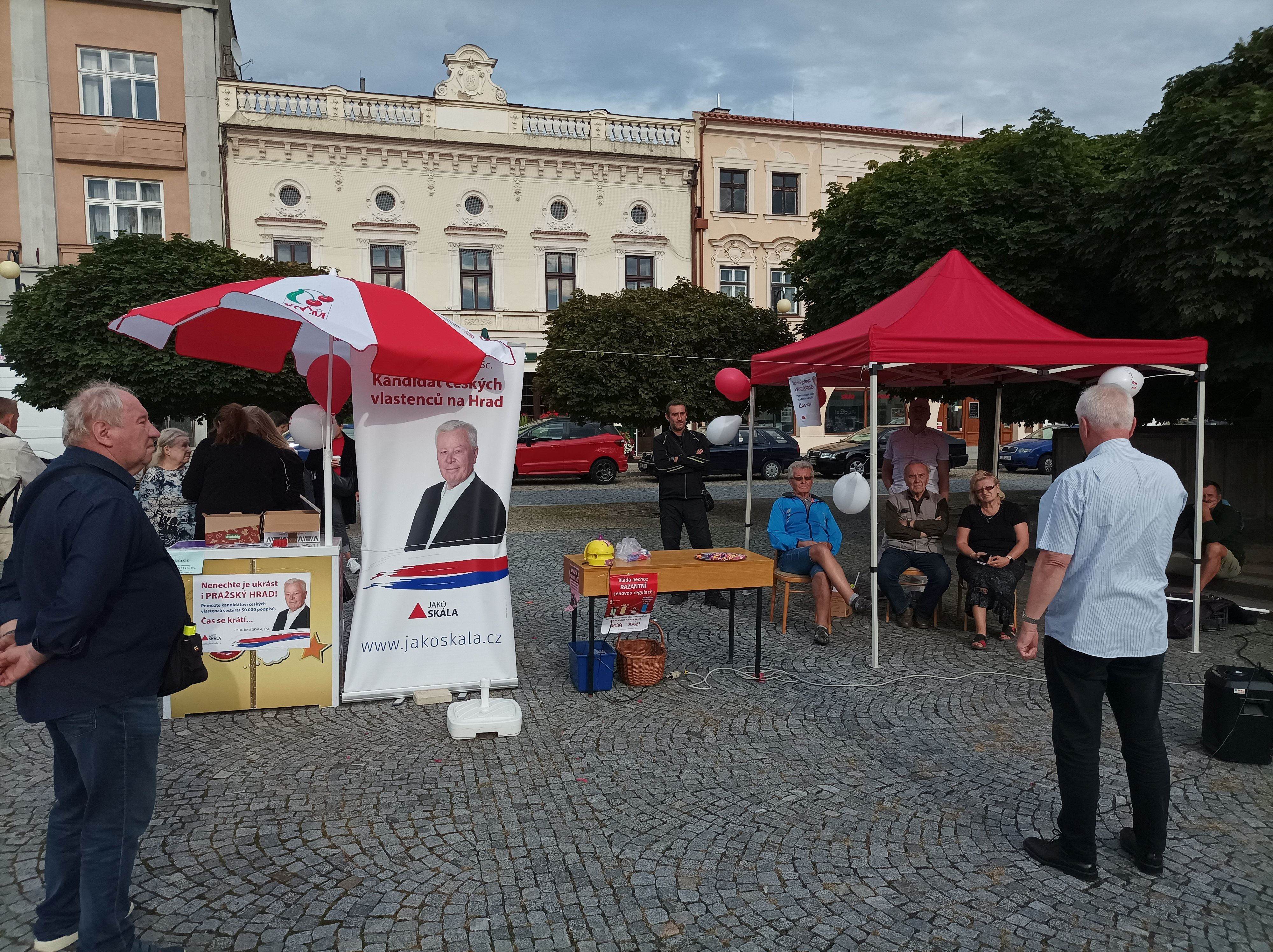 Setkání s kandidátem na prezidenta ČR s Josefem Skálou Hranice na Moravě
